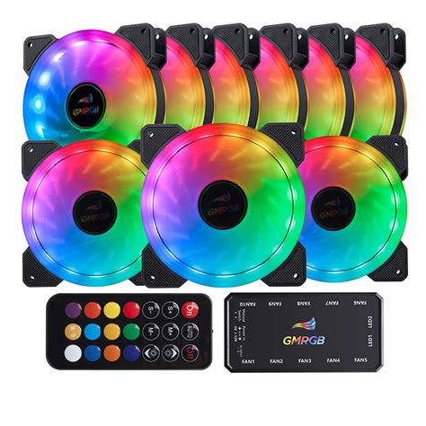 Gmrgb Kit Cooler Fan Led Rgb Mm Cm Gabinete Pc Gamer