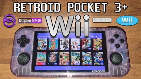 Retroid Pocket Wii Showcase Settings Dolphin Mmjr Youtube