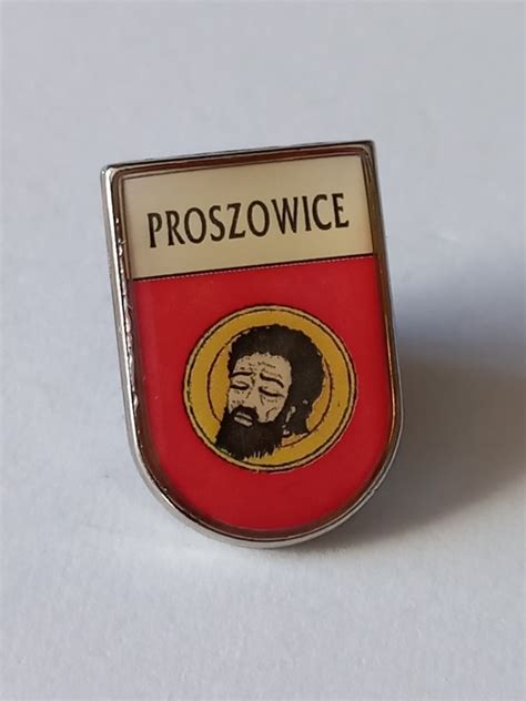 Herb Miasta I Gmina Proszowice Przypinka Pin Siedlce Kup Teraz Na