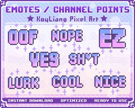 Custom Twitch Emotes or Channel Points Icon in 8bit Pixel - Etsy