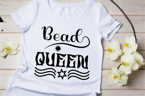 Bead Queen Svg T Shirt Design Graphic By Ujjal Mia · Creative Fabrica