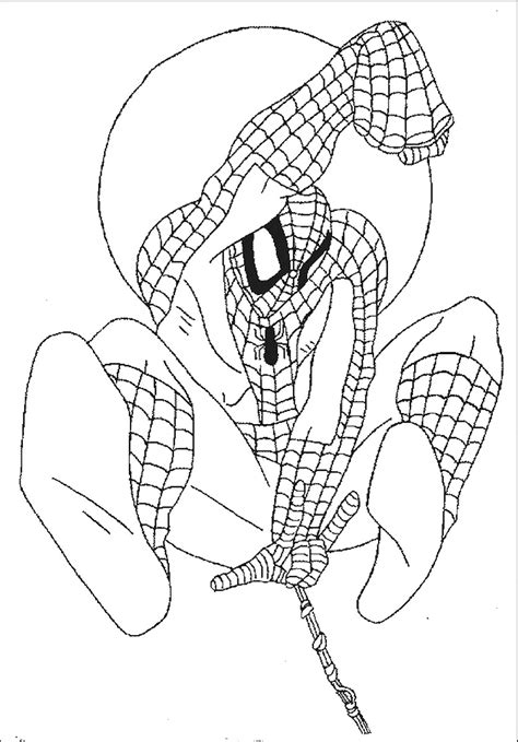 Spiderman Printable Coloring Page Printable World Holiday