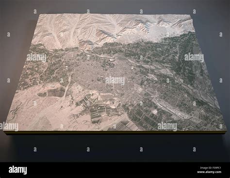 Satellite view of Jalalabad map, Afghanistan, map in 3d Stock Photo - Alamy