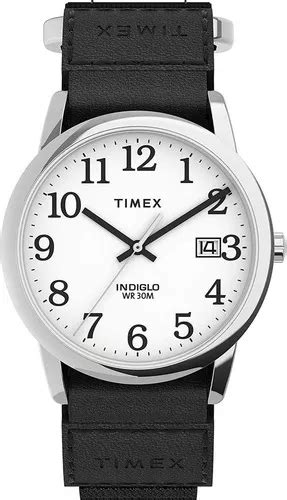 Relógio masculino Timex luz indiglo 35 mm e 3 atm TW2u849009j Cor