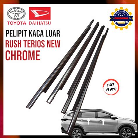 Promo Set Pelipit Kaca Luar Toyota Rush Baru Karet Weather Strip