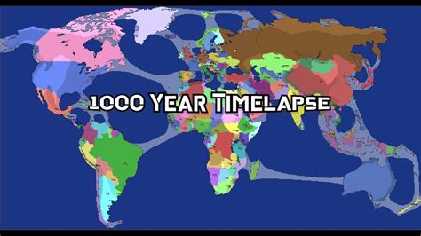 Ages Of Conflict 1000 Year Modern World Timelapse YouTube