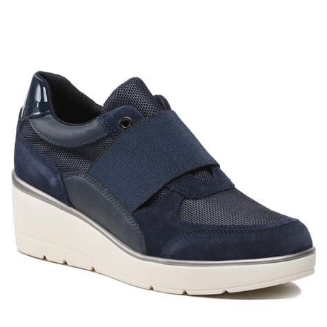 Sneakers Geox D Ilde A D Raa Bc C Navy Eschuhe De