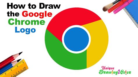 How To Draw The Google Chrome Browser Logo Easy Drawings Dibujos | The ...