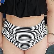 Summer Mae Damen Bikini Set Vintage Bademode Ruffles Strap Badeanzug