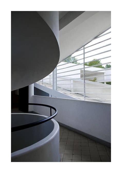 Villa Savoye Stair And Ramp Corbusier Architecture Le Corbusier