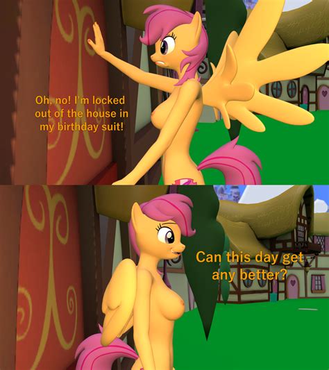 Questionable Artist Papadragon Scootaloo Anthro G D