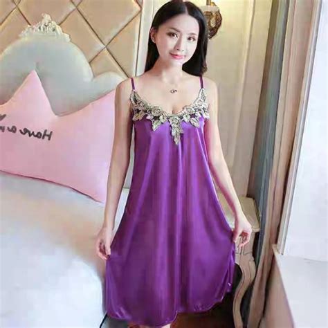 Daster Sexy Bahan Silk Satin Import Shopee Indonesia