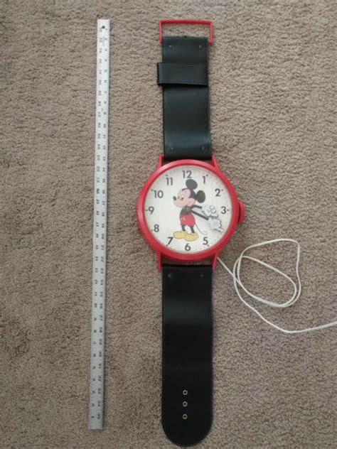 Vintage Welby By Elgin Mickey Mouse Watch Wall Clock Antique Price