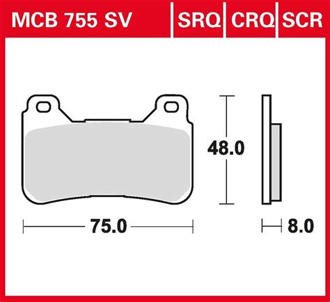 Bremsbelag TRW Sinter Carbon Racing Honda CBR 1000 RR Fireblade SC57 04