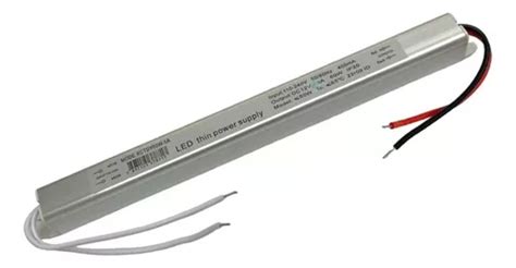 Fonte Slim Driver 12v 3a 36w Bivolt P Fita Led Perfil Led