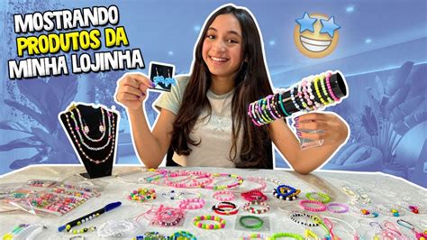 MOSTRANDO MEUS PRODUTOS DA LOJINHA O MUNDO DE LARISSA YouTube