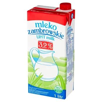 Mleko zambrowskie UHT 3 2 1 l Zakupy online z dostawą do domu