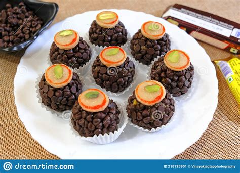 Leche De Chocolate Mithai O Dulces Hechos Con Leche Condensada Dulce Y