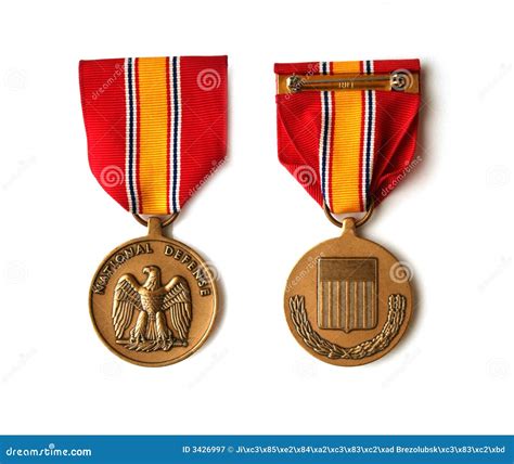 National defense medal stock image. Image of challenge - 3426997