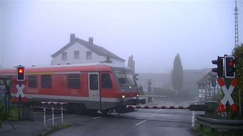 Spoorwegovergang Fröndenberg D Railroad crossing Bahnübergang