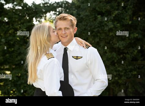 Senior Female Airline Pilot In Hi Res Stock Photography And Images Alamy