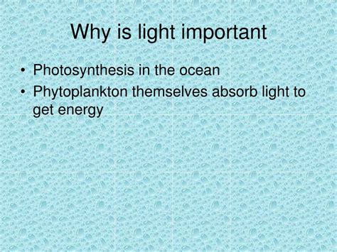 PPT Light And Sound In The Ocean PowerPoint Presentation Free