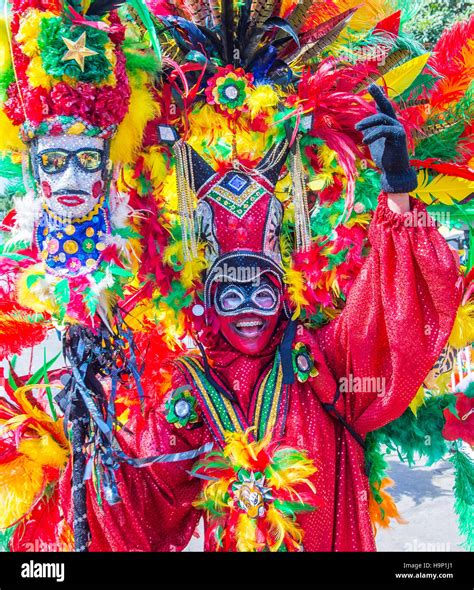 Participant in the Barranquilla Carnival in Barranquilla Colombia ...