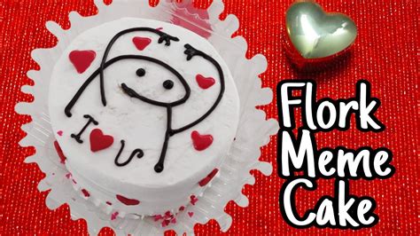 Pastel San Valentín 4 Flork Meme Sticker Cake Memes cake