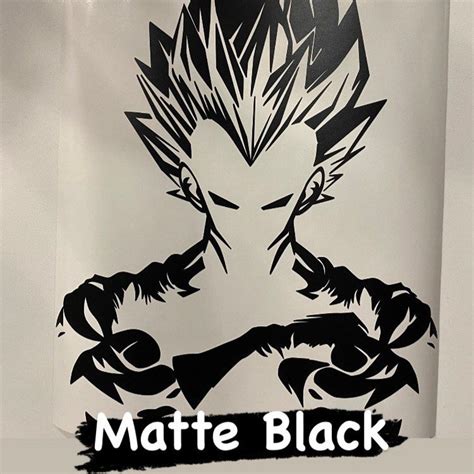 Vinyl Decal Super Saiyan Vegeta Arms Crossed Etsy