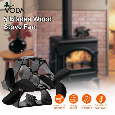 Double Motor Mini 6 Blades Heat Powered No Battery Eco Friendly Stove