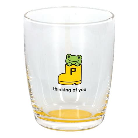 Pickles The Frog Glass Cup Bottom Color Yellow Japan 2024 Verygoods Jp