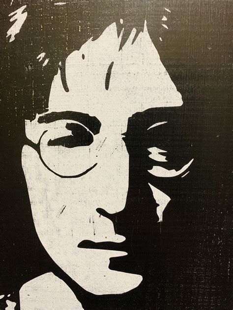 John Lennon the Beatles John Lennon Wall Art John Lennon | Etsy | John lennon wall, John lennon ...