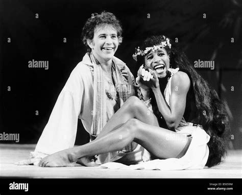 David Essex Singer Actor On Stage With Sinitta Singer Actress In