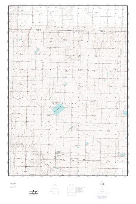 Mytopo Straight Oklahoma Usgs Quad Topo Map