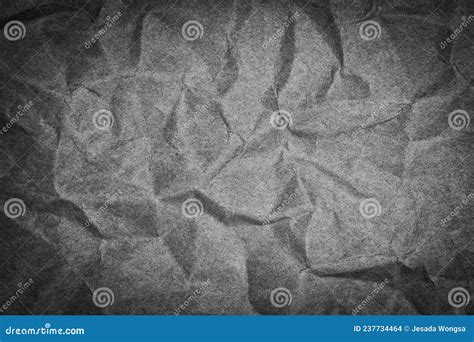 Black Crumpled Paper Texture Backgroundbe Crush Paper For Creased And Wrinkled For Texture