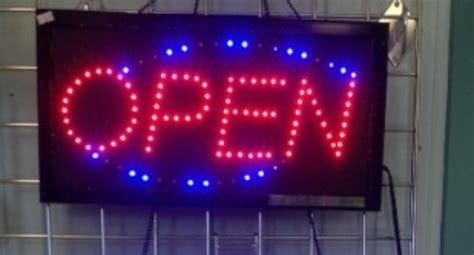 New!! Animated LED Open Sign