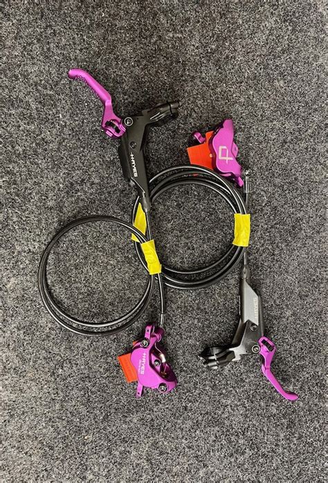 2023 Limited Edition Purple Hayes Dominion A4 Brake Set For Sale