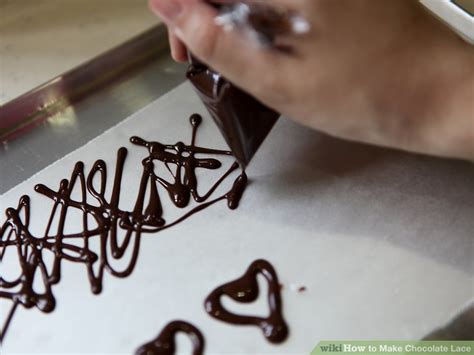 How To Make Chocolate Lace 6 Steps With Pictures Wikihow