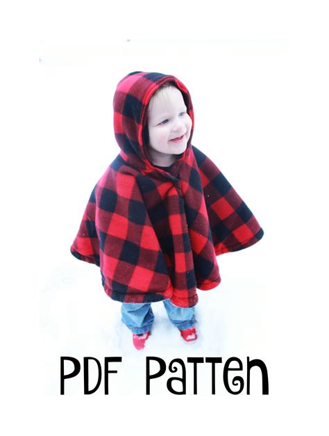 Car Seat Poncho Pdf Tutorialpattern Ages Baby Through Adult Etsy