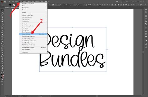 Intertwine Text In Illustrator In 5 Steps Design Bundles