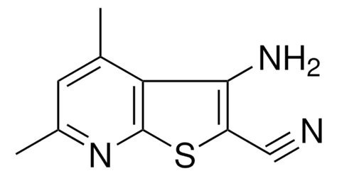 3 AMINO 4 6 DIMETHYL THIENO 2 3 B PYRIDINE 2 CARBONITRILE AldrichCPR