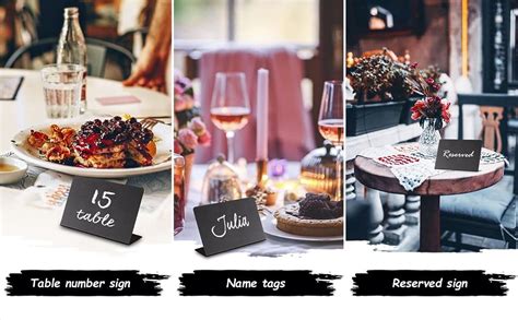 Pack Mini Chalkboard Signs X For Food Buffet Tables Small