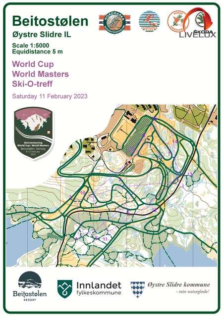 Orienteering Maps On Twitter Ski O Treff Sprint February 11th 2023