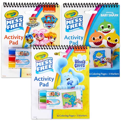 Buy Crayola Baby Shark Paw Patrol Blues Clues Color Wonder Mess