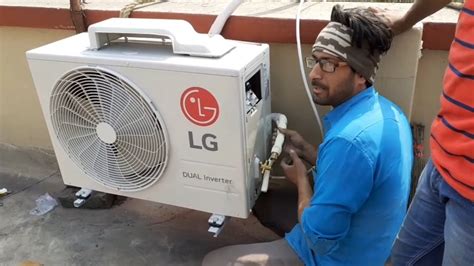 Lg 1 5 Ton 5 Star Dual Inverter Split Ac 2020 Installation Ks Q18hnzd