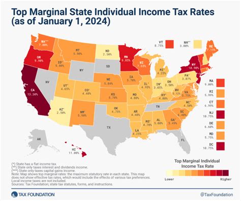 State Individual Income Tax Rates and Brackets, 2024 - Taxes Alert