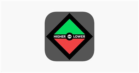 ‎the Higher Or Lower Game On The App Store