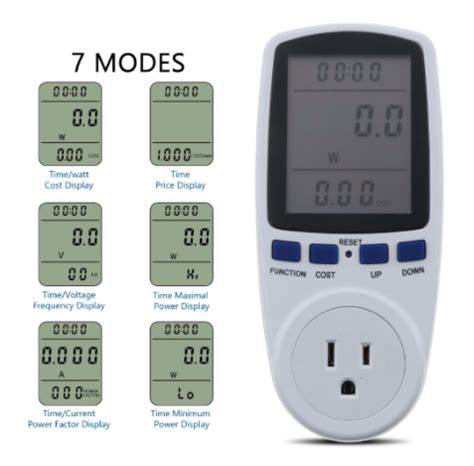 Medidor De Pot Ncia Digital De Watt Energia El Trica Ue Us V V