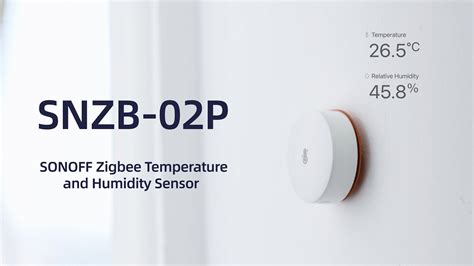 New SONOFF SNZB 02P Zigbee Temperature Humidity Sensor Enhanced