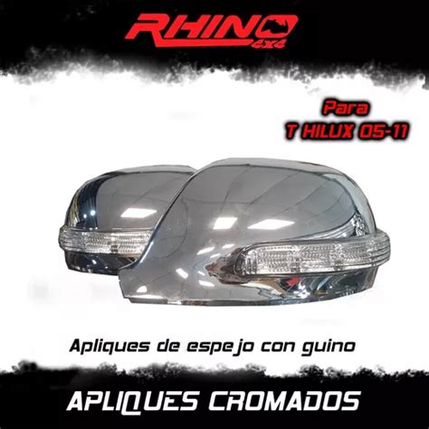 Aplique Cromado Cacha De Espejo Con Gui O Para Hilux